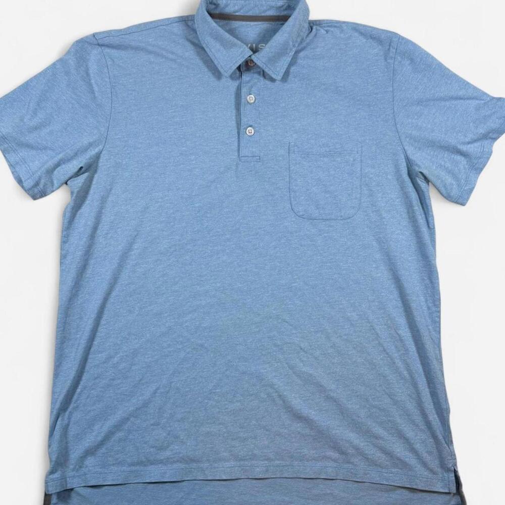 Orvis Button Down Shirt Men’s Large Blue Prima Cotton Casual